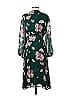 Emily and Fin 100% Viscose Floral Motif Floral Green Casual Dress Size S - photo 2