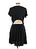 Theyskens' Theory 100% Pima Cotton Solid Black Casual Dress Size L - photo 2