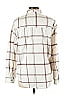 Universal Thread 100% Cotton Checkered-gingham Grid Plaid Ivory Long Sleeve Button-Down Shirt Size L - photo 2