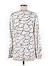 Ann Taylor 100% Polyester Ivory Long Sleeve Blouse Size M - photo 2