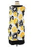 DressBarn 100% Polyester Floral Motif Graphic Yellow Casual Dress Size 14 - photo 2
