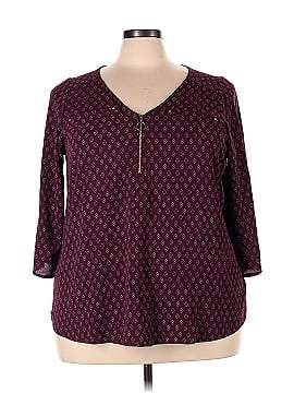 Tempted Hearts Long Sleeve Blouse (view 1)