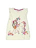 Isaac Mizrahi New York 100% Cotton Ivory Sleeveless T-Shirt Size 7 - 8 - photo 1