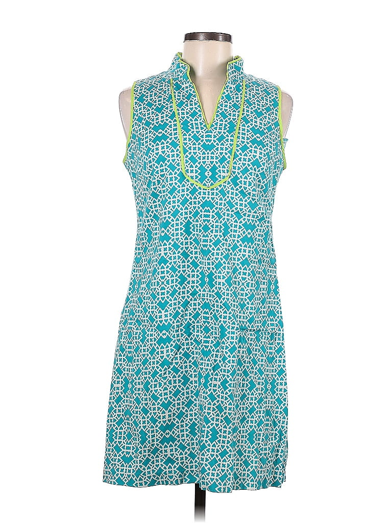 Vince Camuto Teal Casual Dress Size 8 - photo 1