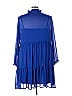 Evri 100% Polyester Blue Casual Dress Size 3X (Plus) - photo 2