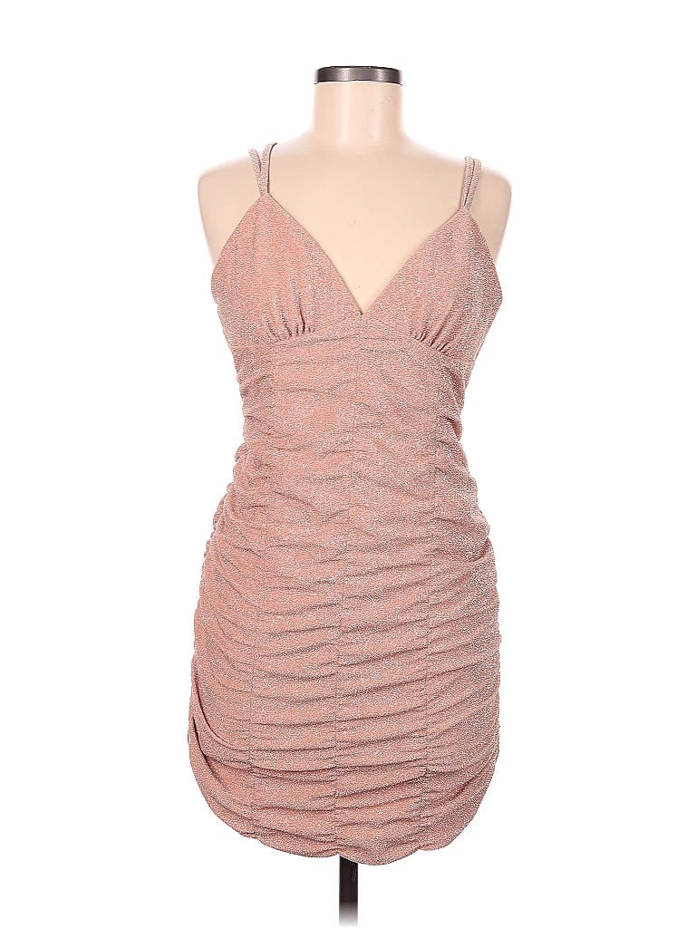 Wild Fable Marled Tan Casual Dress Size M - photo 1