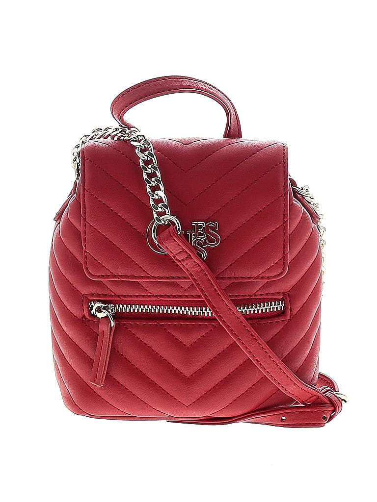 Guess Chevron Red Crossbody Bag One Size - photo 1