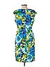 Ronni Nicole 100% Polyester Floral Motif Tropical Blue Casual Dress Size 10 - photo 2
