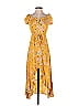 Abel the Label 100% Rayon Yellow Casual Dress Size S - photo 1