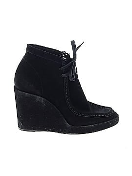 Balenciaga Suede Lace Up Ankle Boots (view 1)