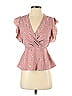 Unbranded 100% Polyester Pink Sleeveless Blouse Size S - photo 1