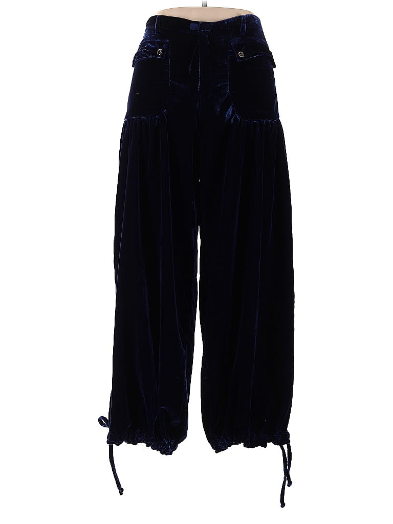 We the Free 100% Polyester Blue Velour Pants 29 Waist - photo 1