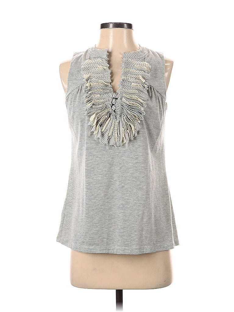 Click to view more detailed imagery on our partner's website Pre-owned One September Sleeveless Blouse In Gray