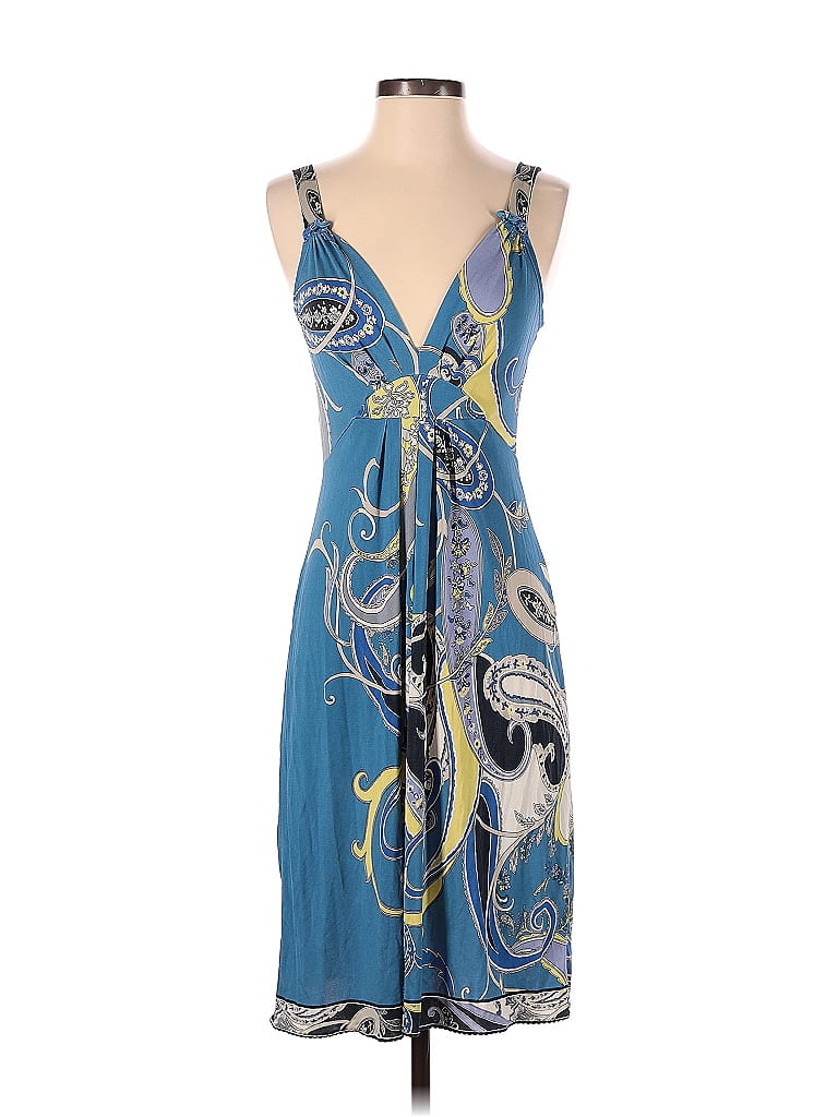 Elie Tahari Blue Casual Dress Size S - photo 1