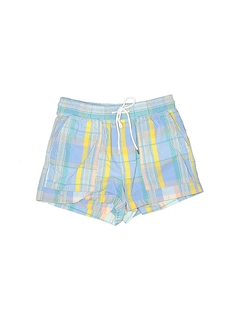 Gap 100% Cotton Checkered-gingham Grid Plaid Blue Shorts Size S (Youth) - photo 1