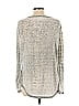 Jane and Delancey Silver Long Sleeve Henley Size L - photo 2