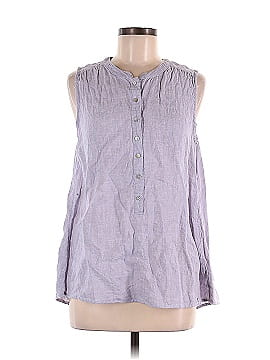 Tahari Sleeveless Button-Down Shirt (view 1)