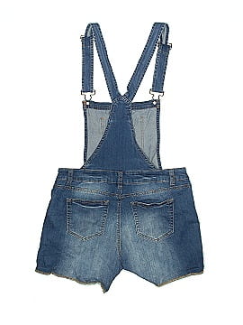 Wax Jean Overall Shorts (view 2)