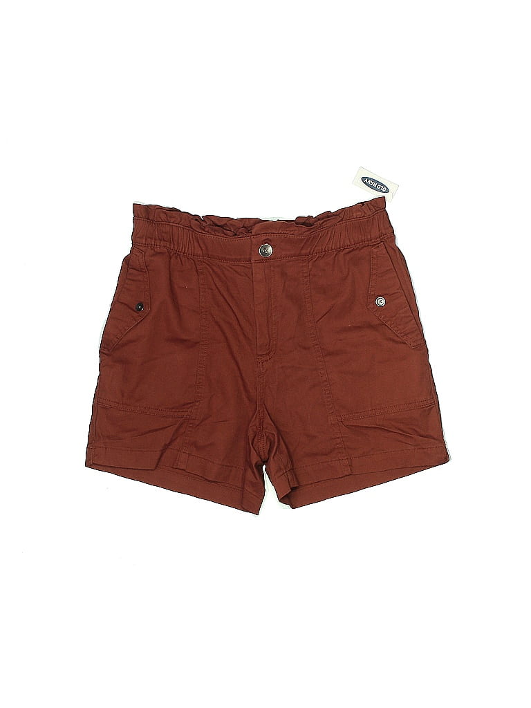 Old Navy 100% Cotton Solid Tortoise Brown Shorts Size S - photo 1