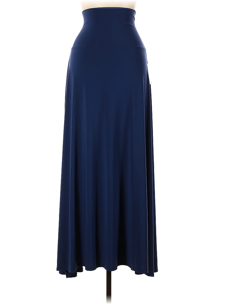 Lularoe Solid Blue Casual Skirt Size M - photo 1