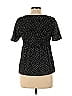 Urban Romantics 100% Polyester Polka Dots Black Short Sleeve Blouse Size M - photo 2