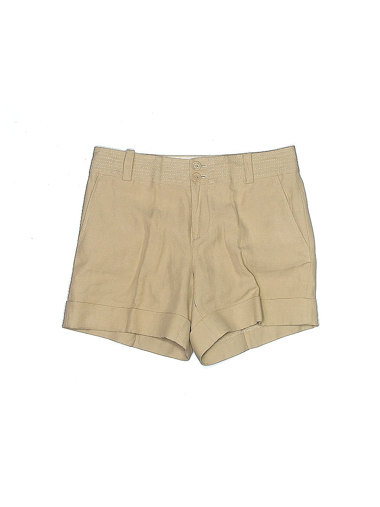 Banana Republic Solid Tan Dressy Shorts Size 4 - photo 1