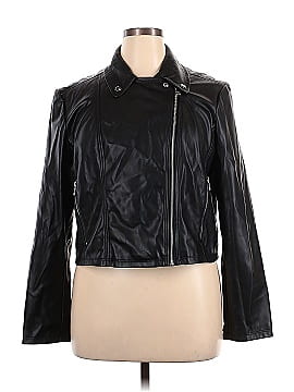 Express Faux Leather Jacket (view 1)
