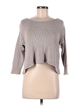 Louiza Babouryan Silk Pullover Sweater (view 1)