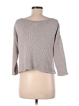 Louiza Babouryan Silk Pullover Sweater (view 2)