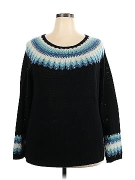 INC International Concepts Silk Pullover Sweater (view 1)