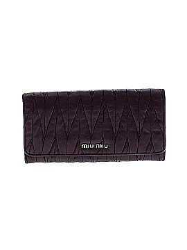 Miu Miu Matelassé Leather Flap Continental Wallet (view 1)