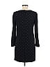 Ann Taylor LOFT Stars Polka Dots Black Casual Dress Size M - photo 2