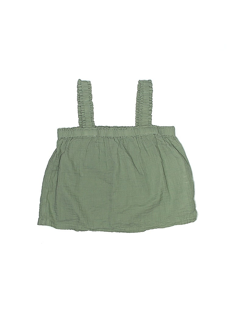 Gap Kids 100% Cotton Green Sleeveless Blouse Size X-Large (Youth) - photo 1