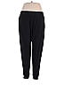 Eileen Fisher Solid Tortoise Black Casual Pants Size L - photo 1