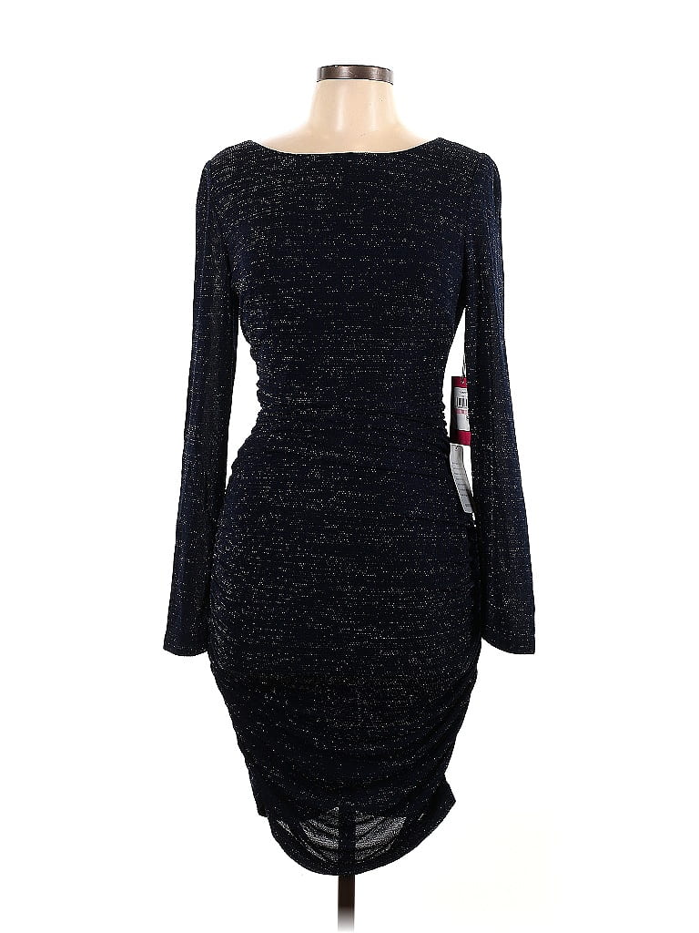 Vince Camuto Marled Tweed Black Casual Dress Size 10 - photo 1