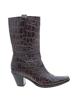 Miu Miu Embossed Leather Boots (view 1)