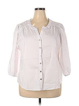 Adrienne Vittadini Long Sleeve Button-Down Shirt (view 1)