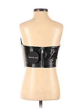 White Fox Faux Leather Top (view 2)