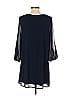 Lulus 100% Polyester Solid Blue Casual Dress Size S - photo 2