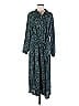 1.State 100% Polyester Paisley Teal Casual Dress Size 2X (Plus) - photo 1