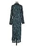 1.State 100% Polyester Paisley Teal Casual Dress Size 2X (Plus) - photo 2