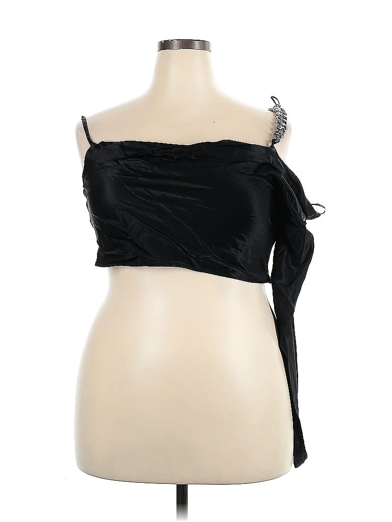 Zara Black Long Sleeve Top Size XXL - photo 1