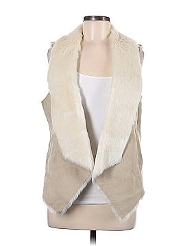 DKNY Faux Fur Vest (view 1)