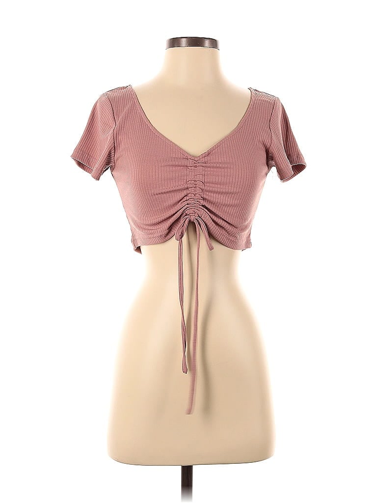 Peek & Beau Pink Short Sleeve Top Size 4 - photo 1
