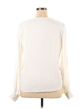 White House Black Market Outlet Long Sleeve Blouse (view 2)