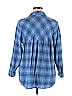 J.Jill Plaid Blue Long Sleeve Button-Down Shirt Size XL - photo 2
