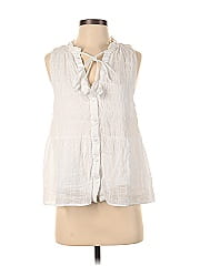 By Together Sleeveless Button Down Shirt