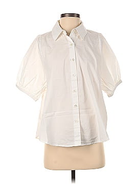 Nice/People Short Sleeve Button-Down Shirt (view 1)