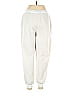 Haven Well Within 100% Polyester Jacquard Marled Ivory Fleece Pants Size M - photo 2
