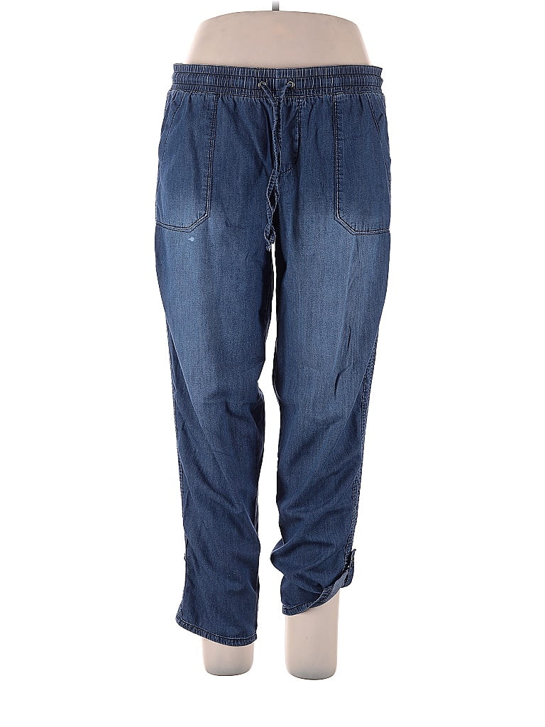 Westport 100% Cotton Blue Jeans Size 14 - photo 1
